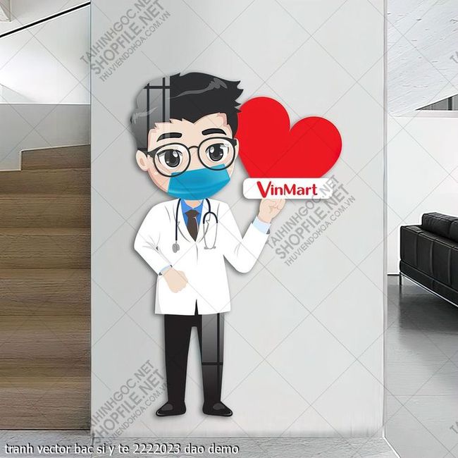 tranh vector bac si y te 2222023 dao